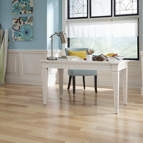 Room With Wood Floors Natural Maple Engineered Hardwood 5" Floor